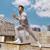 OMG Tide brand spring and autumn men loose casual high collar sports running jacket zipper insert color coat men