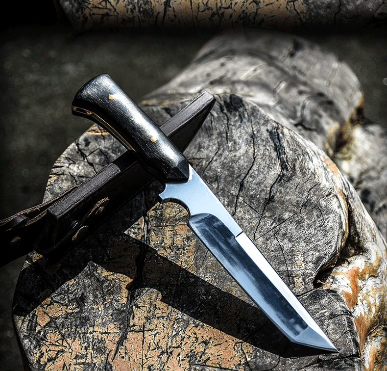 户外小刀 军刀野外生存高硬度直刀 刀具 防身 军工刀战术特战小刀_7折