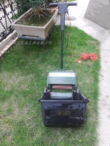 Imported America 100 to get electric lawn leveling comb grass mower lawn scarier adjustable height in addition to weed machine