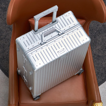 Brigade Full Metal Aluminum Magnesium Alloy Pull Lever Case Suitcase Universal Wheels Men and women Hard 22 22 26 29 inch suitcase