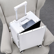 The Brigade New High Face Value Frosted Suitcase Aluminum Frame Ins Pull Rod Case Universal Wheels Business 20 24 inch suitcase