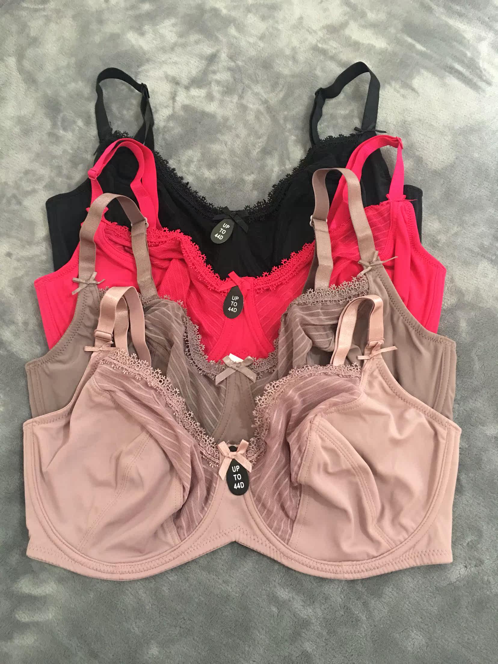 女秋冬款全罩杯大码超薄显胸小大胸显小文胸内衣大罩杯