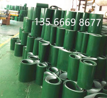 Conveyor belt Conveyor belt pattern wear-resistant white climbing ring transport belt Seamless pvc non-slip pu green