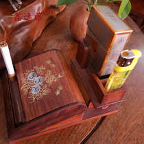 Vietnam Mahogany bullet cigarette box Solid wood automatic cigarette player Creative personality smoke hopping machine smoke box High-grade bullet cigarette box