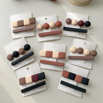 Hair Clip Netting Red 2021 New clip headgear Rear Brain Spoon Liu Haibian Clip Internet Red Duckbill Clip Temperament Card