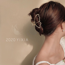 Metal Fasted Hair Grip Rear Brain Spoon Pan Hair Clip South Korea Hairpin Temperament Hair Clip Size Shark Clip Shark