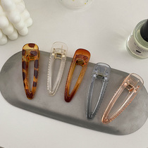 Transparent Shatter Hair Clip Netting Red 2021 New Liu Sea Side Duckbill Clip Hair Clip Cute Day Ensemble Cards