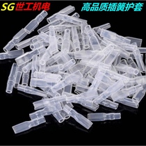 2 8 Insulation jacket plucking insert inserts spring connections Cold press terminals white transparent insulation Soft jacket thickened