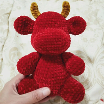 Crochet Graph Solution (Handwritten Version SnowNeil Violent Bull Gas Rushing Sky) Wool Thread Handwoven Doll Tutorial