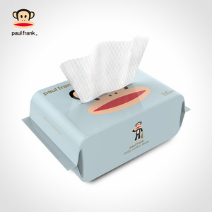 paul frank/大嘴猴 1包装 婴儿纯棉棉柔巾干湿两用巾一次性洗脸巾