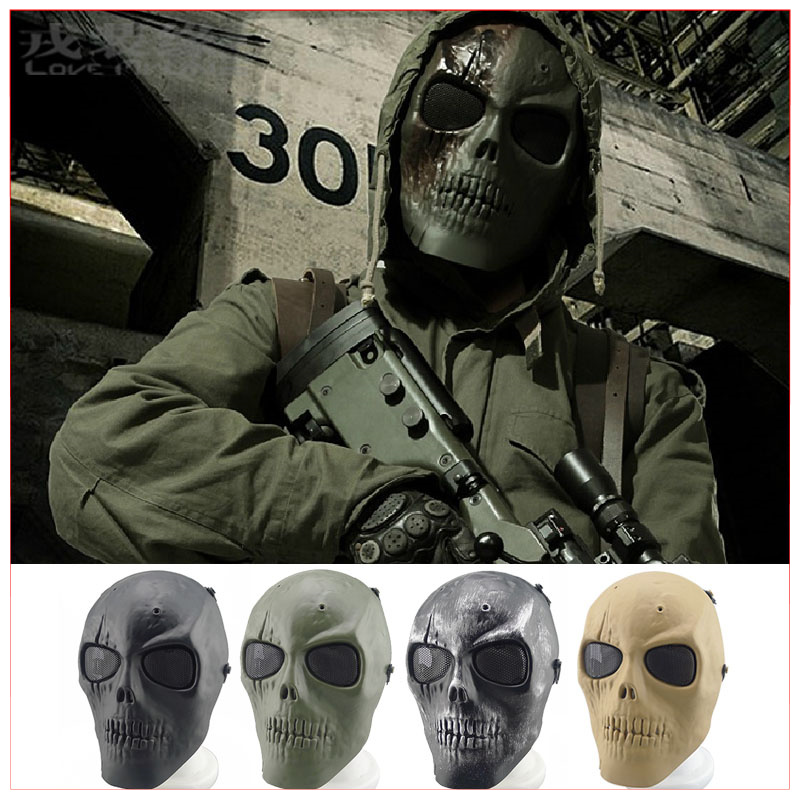 Chief battlefield Hutch skull tactical mask CS absorbent bullet gun chicken eating game US special forces mask full face male