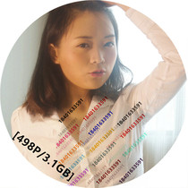 d21 Asian model portrait art photo studio shooting shadow posture painting beauty character reference material picture