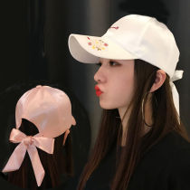 Black female visor hat Korean version of the cap net red ins wild womens western style big face wide eaves baseball cap