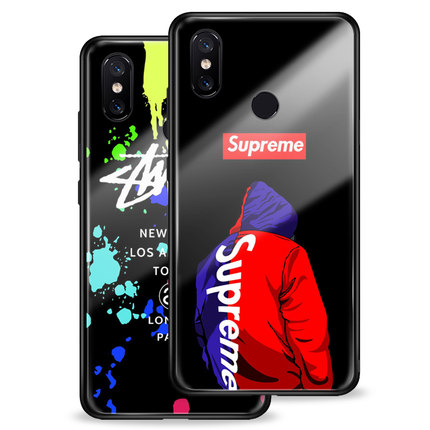 小米8手机壳个性潮流8se玻璃保护套米8青春版