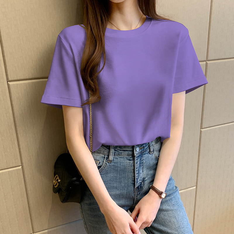 images 22:Little Daisy Pure Cotton Short-Sleeved T-shirt Girl Summer Loose Korea East Gate New Internet Reds Clothes Tide in 2021 images 22:Little Daisy Pure Cotton Short-Sleeved T-shirt Girl Summer Loose Korea East Gate New Internet Reds Clothes Tide in 2021