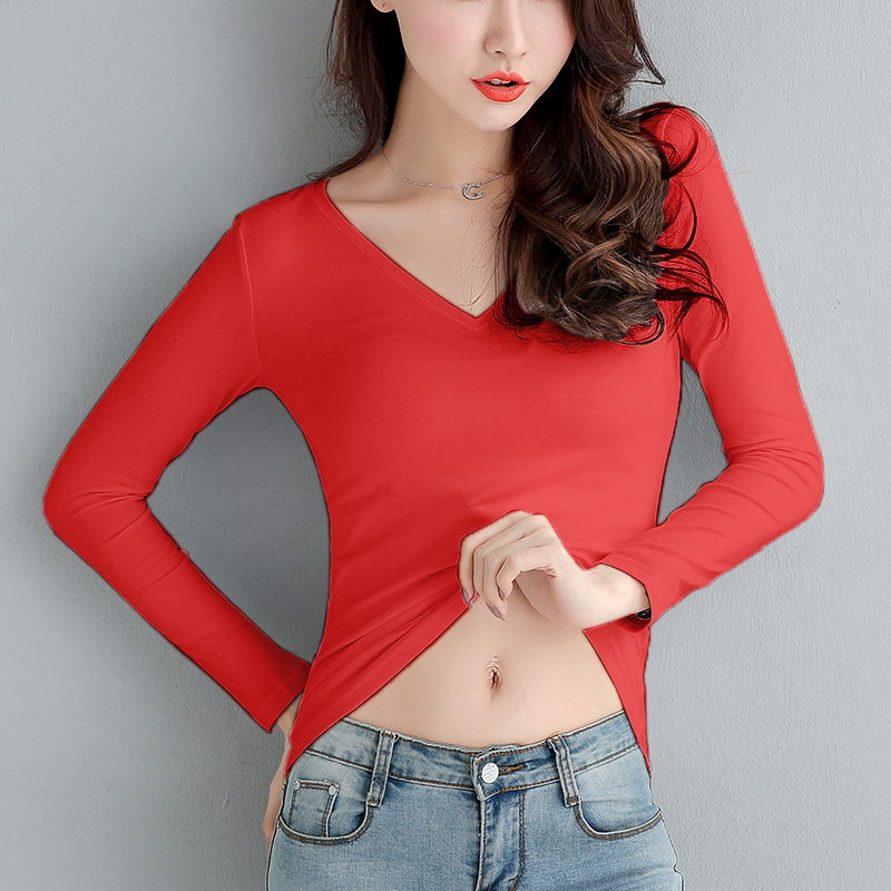 images 11:Sleeved t-shirts in half-high-collar seven-point fashionable undershirt 2022 new yawning sweaty shirt ⁇ Autumn images 11:Sleeved t-shirts in half-high-collar seven-point fashionable undershirt 2022 new yawning sweaty shirt ⁇ Autumn