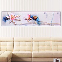 Modern Living Room Bedside Decorative Painting Spray Floral Animal White Simple Border Hanging Painting Chinese Style Fashion Gift