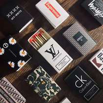 New foreign fire mini fire material matches old vintage vintage Nostalgic Personality Creativity can replace the lighter ten thousand times of the match