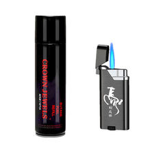 New High Purity Butane Gas Windproof Straight Punch Inflatable Lighter General Gas Fuel Consumables Special Lighter Gas