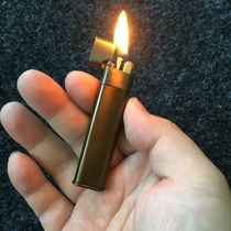New Ultra Slim Mini Personality Classic Kerosene Lighter Windproof Grinding Wheel Old inflatable lighter Mens gift 3