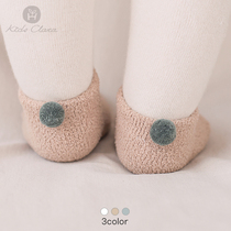 South Korea imported baby socks winter thick warm baby socks 0-12 months cute baby socks