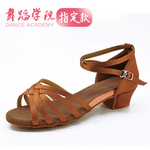 Latin Dance Competition Shoes Girl Professional Shoes Girl Dancing Cool Shoes Spring Summer Childrens Precisely Dance Shoes