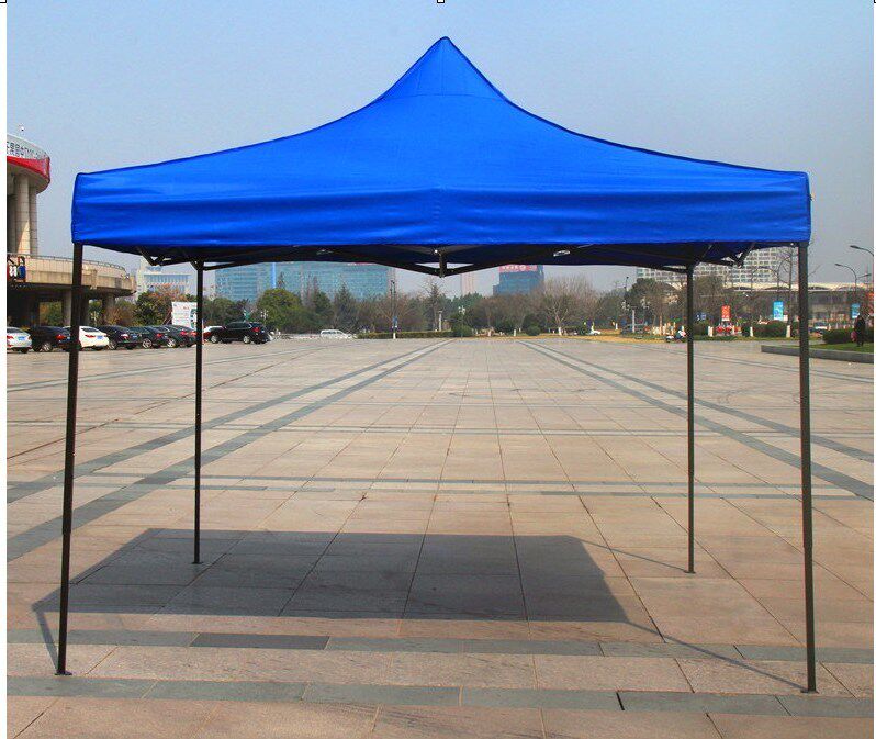 包邮 骨蓬地推店面加厚神器四角方长方形遮阳摆摊遮阳棚车棚落地