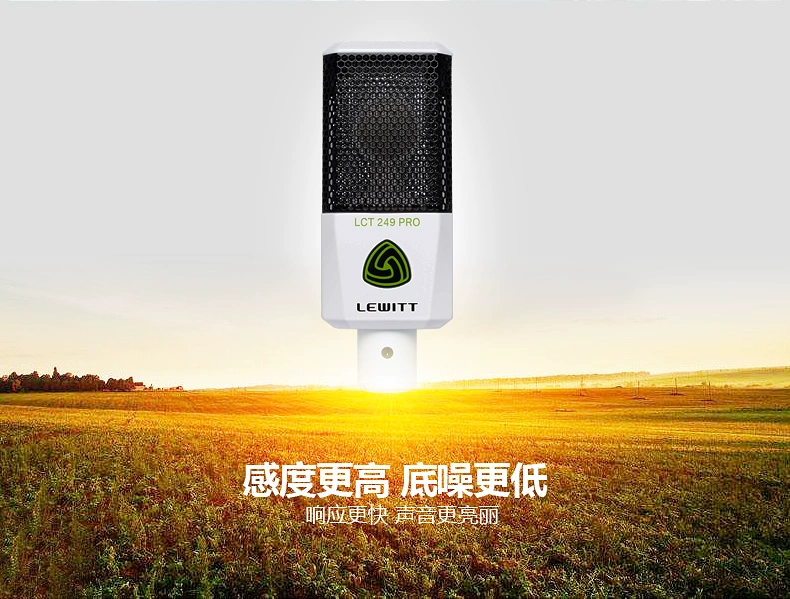 Mạng micro tụ điện LEWITT Levitt LCT 249 PRO K song máy tính micrô điện thoại di động - Micrô