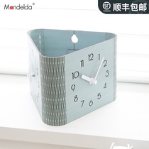 mandelda modern simple double-sided wall clock living room bedroom home clock pendulum clock Nordic American creative seat clock