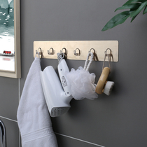 Kitchen adhesive hook punch-free strong hook door hanging hanger wall adhesive hook suction cup coat hook nail-free storage rack