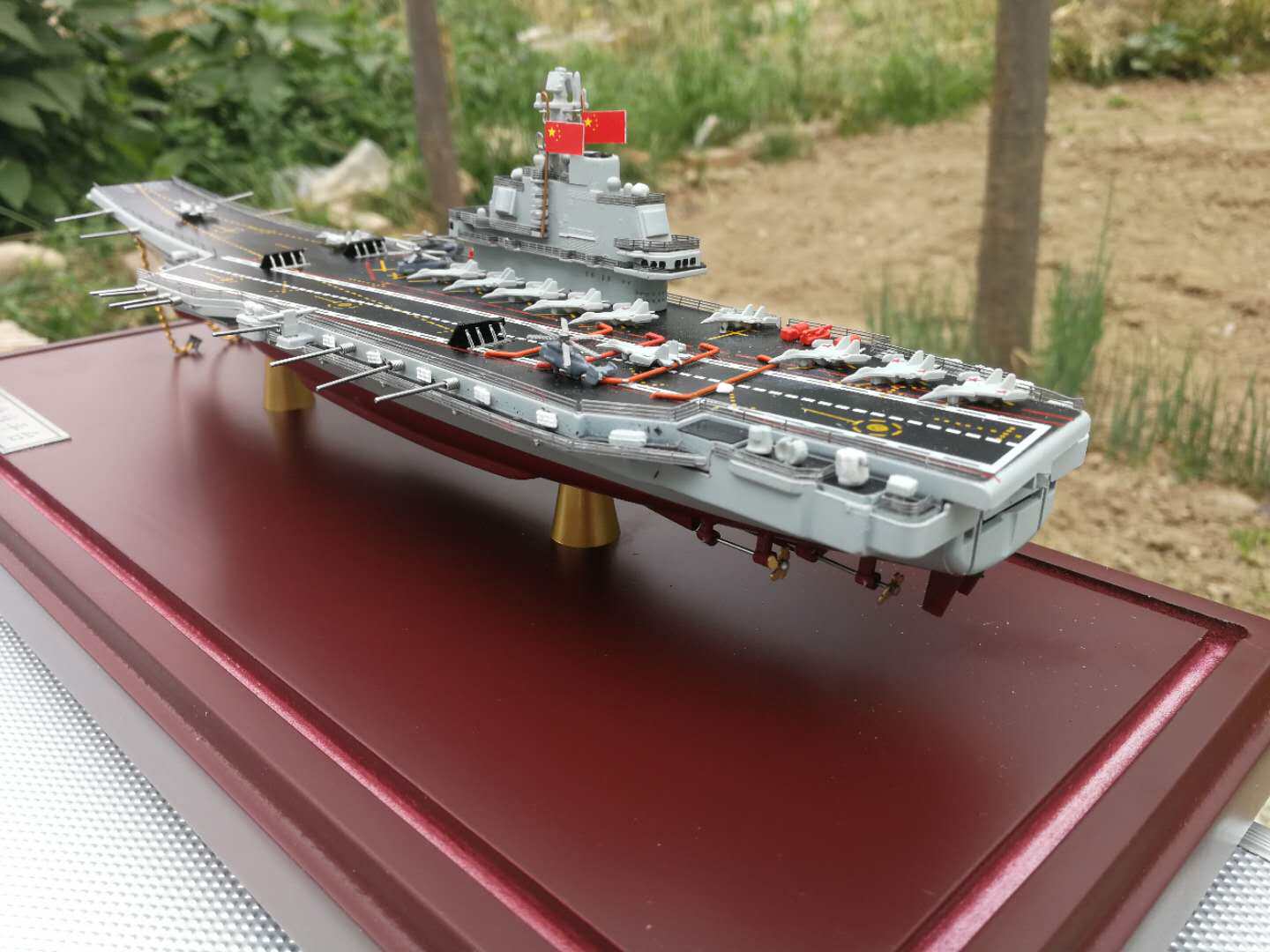 1:1000辽宁号航母 辽宁号航母模型 国产航母军舰 合金航母