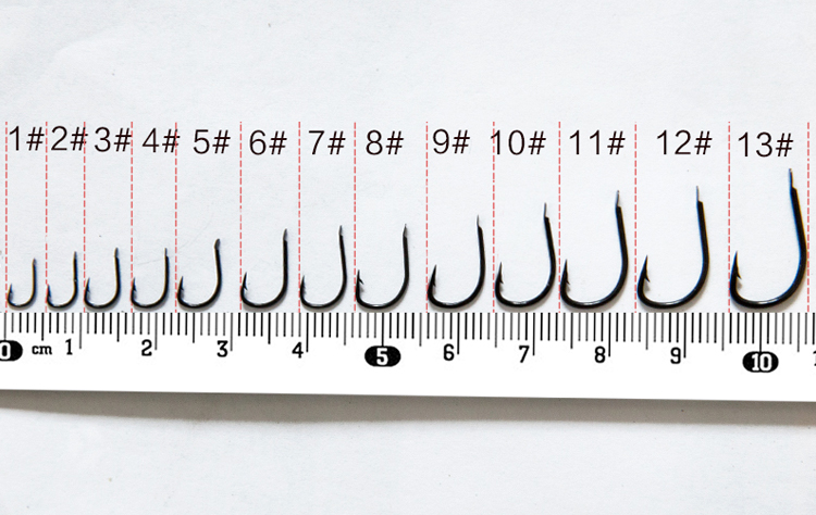 伊豆鱼钩黑色散装鱼钩有倒刺鱼钩正品 日本进口垂钓渔具配件包邮