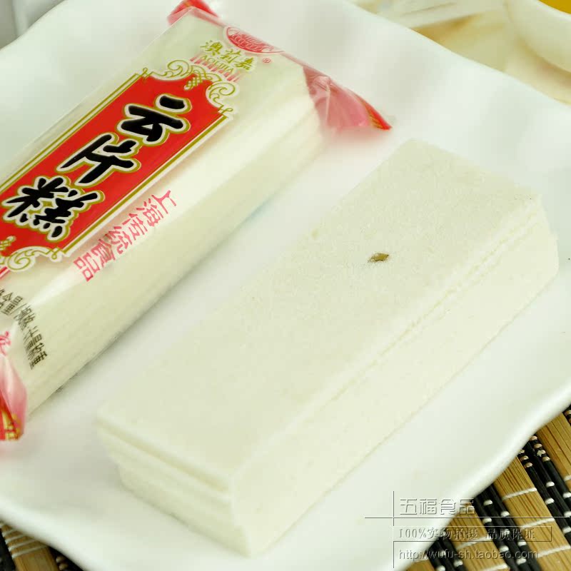 上海特产崇明糕点零食小吃点心 澳莉嘉核桃云片糕500g 多省包邮