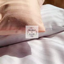 Satin cloth pillowcase pure cotton base brief pure color single pair of striped orange powder small crowdsourced minimalist wins