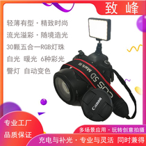 Rechargeable fill light SLR camera RGB photography light RGB-LPE6 EL15 FZ100 suitable for Canon Sony Nikon