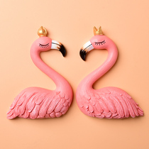 SWITCH PATCH WALL Fire Birds Ins Nets Red Switch Decoration Stick resin 3D Cubic fashion socket with protective sheath