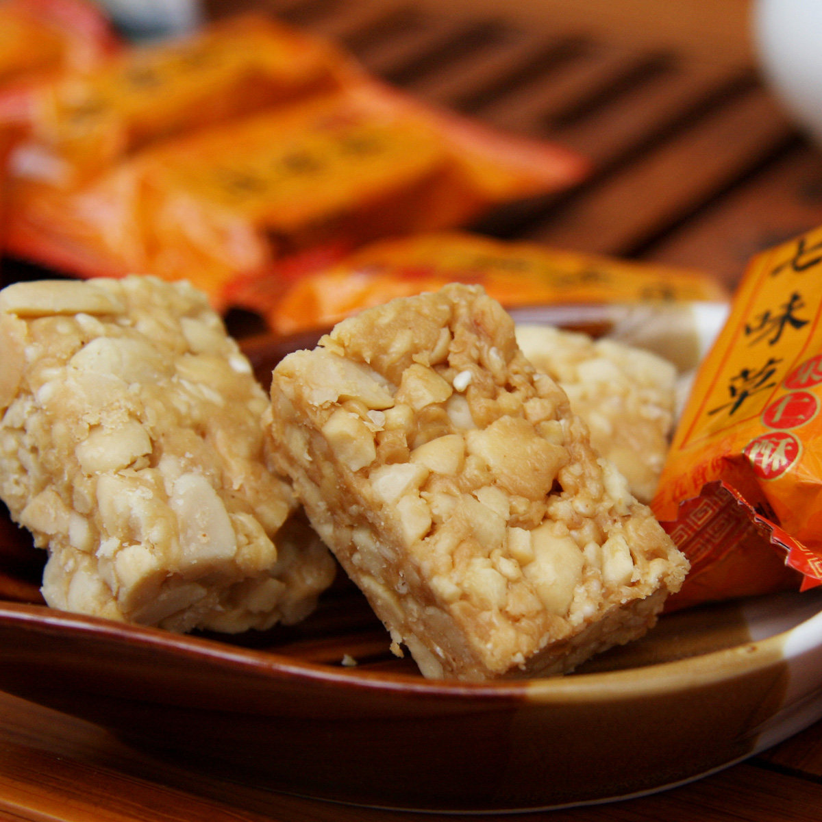 开封特产宋宫七味草果仁酥花生酥礼盒坚果零食128g*4盒 限区包邮