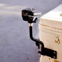 Fishing lamp aluminum alloy bracket night fishing lamp bracket fishing gear fishing lamp fixing frame