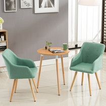 Modern simple Imus small round table desk desk Nordic small apartment cafe negotiation table table table