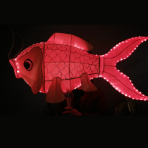 Fish lamp shrimp lamp five thousand year dragon lamp dragon dance Dragon Dance props folk handicraft festival celebration performance