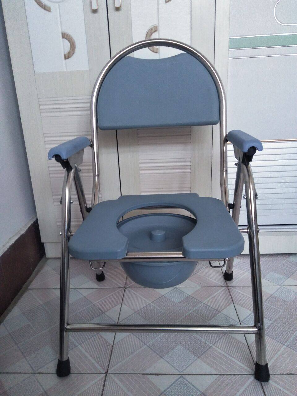 坐便椅椅老年防水沐浴马桶加固不锈钢家用老人折叠便孕妇坐便椅凳
