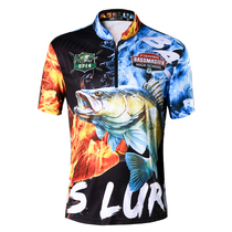 bass lure Luya competition suit short-sleeved ice silk can be customized sea fishing fishing south tanker fishing sunscreen fishing suit