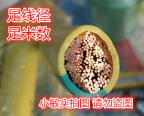 Wuxi Chili low smoke halogen-free flame retardant 105 degrees WDZ-RYJ35 square flame retardant yellow-green ground wire