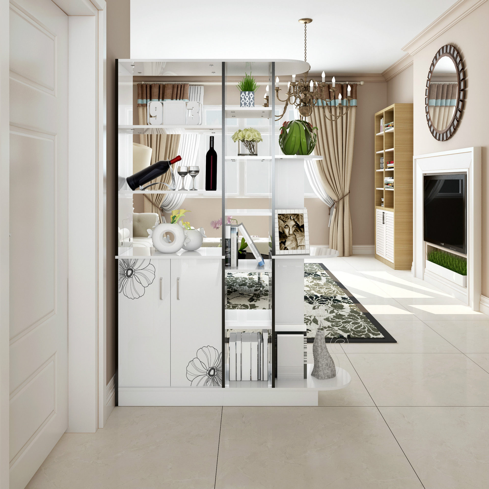 玄关隔断柜有什么风格呢?