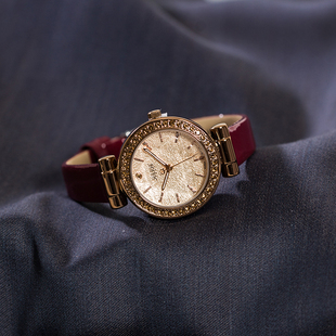 authentic julius julius korean night light women's watch diamond cut face water diamond belt ol fashion women's watch