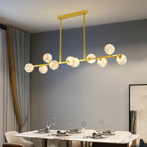 Restaurant Chandelier Creative personality Nordic glass bubble light luxury Star modern simple table lamp dining room lamps