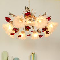 Chandelier retro living room chandelier atmospheric hall lamp dining room bedroom classical creative personality bar lamp cafe