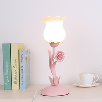 Pastoral lamp creative personality wedding birthday gift childrens bedroom bedside Nordic ins girl long light