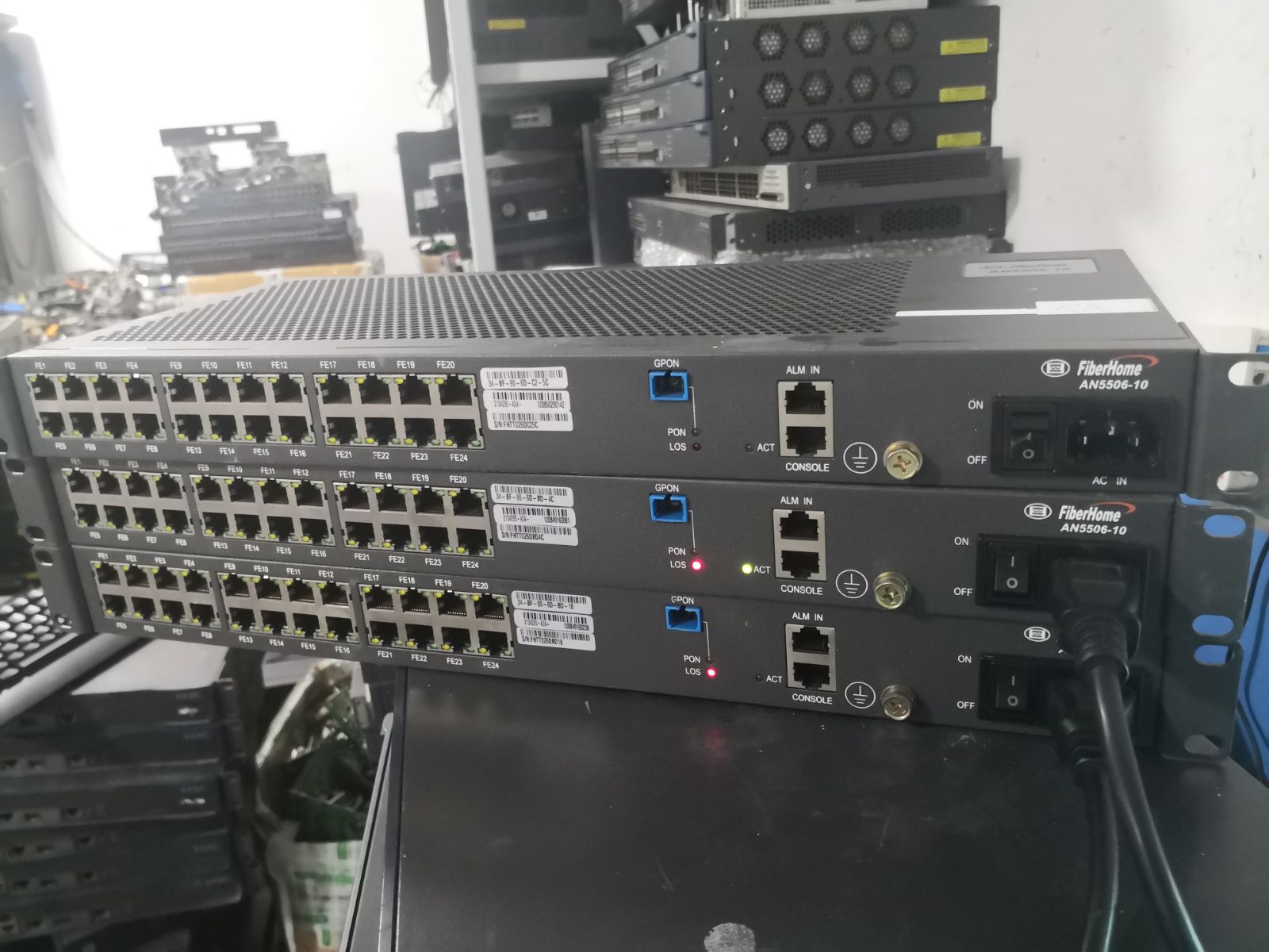 烽火an5506-07 5506-10 gpon onu 光纤接入设备 mdu 16口fe 24口