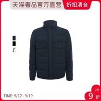 woolrich multi-color three-dimensional flap chest bag handsome capable men men stand collar Middle down jacket